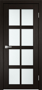 Товар Межкомнатная дверь Легенда К-8 тон Венге Остекление Сатинат белое