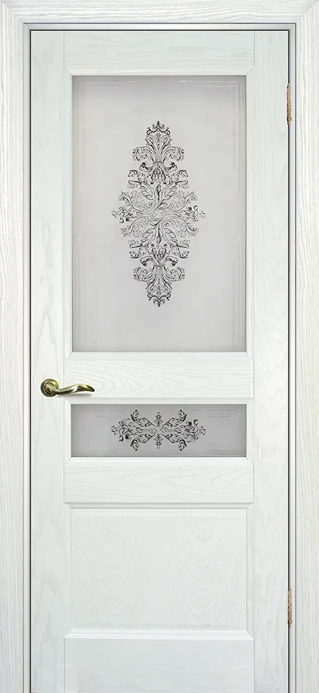 Фото Межкомнатная дверь Вайт 02 Ясень  айсберг